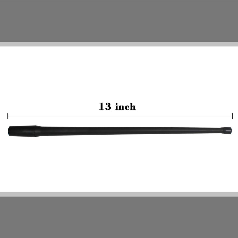 Beneges 13 Inch Flexible Rubber Replacement Antenna Compatible with 2007-2019 Jeep Wrangler JK JKU JL JLU Rubicon Sahara, Optimized FM/AM Reception.