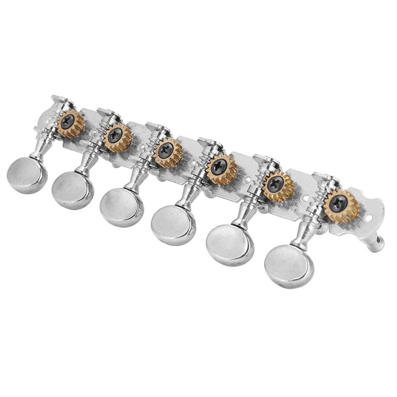Vbestlife 6+6 Guitar Tuning Pegs, Guitar Tuning Keys Pegs Open Tuners Zinc Alloy Machine Heads for 12 String Guitar