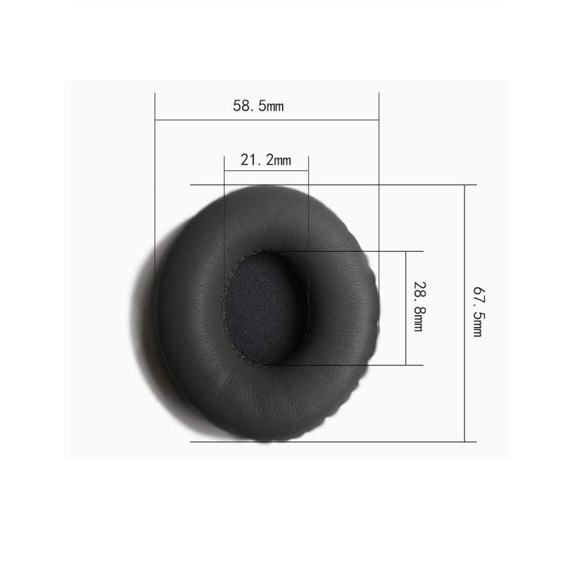 [AUSTRALIA] - Solo 1 Replacement Earpads Ear Pad Cushions Compatible with Monster Beats by Dr.Dre Solo1.0 Solo HD Wired On-Ear Headphones (Black) Black 