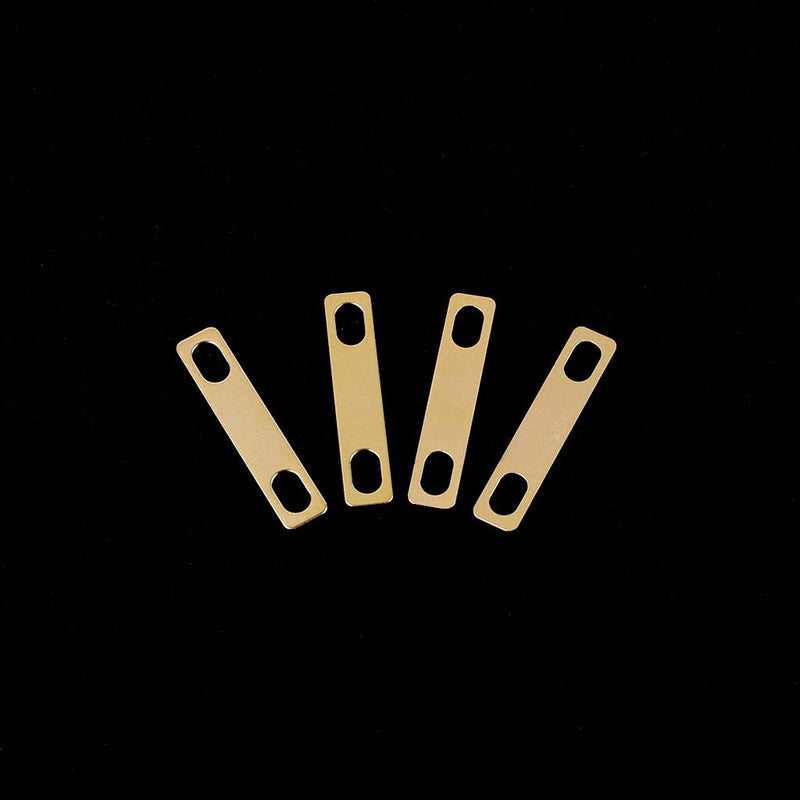 Alnicov 4Pcs Guitar Neck Shims 0.2mm 0.5mm 1mm Thickness Brass Shims for Electric Guitar Bass Luthier Tools(Gold)