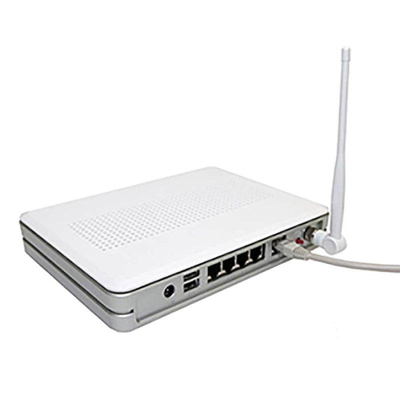 SatelliteSale RJ45 Cat-5e Network Ethernet UTP 4 Path Internet Cable 100 MHz 1000 Mbps Universal Wire Gray Cord 10 feet