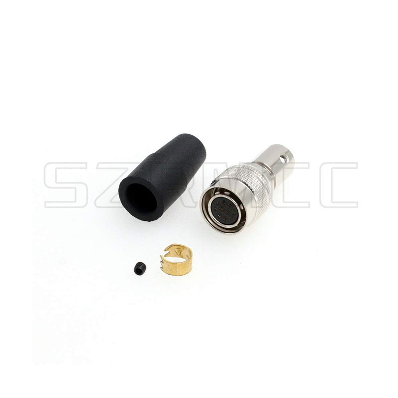 SZRMCC HR10A-10P-10S 10 Pin Female Push-Pull Self-Locking Connector Plug for Industrial Camera