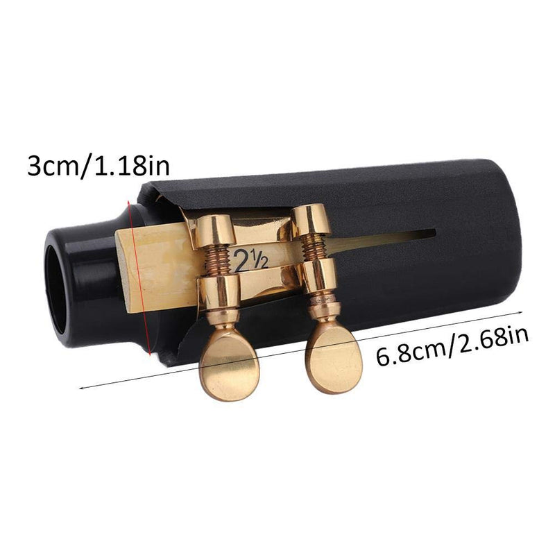 Saxophone Mouthpiece, Sax Mouthpiece Set Soprano Saxophone Mouthpiece with Cap, Reed, Buckle, Pads