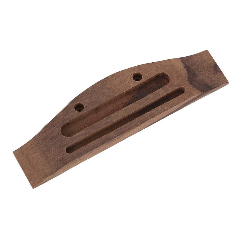 Drfeify Wood Ukulele Bridge, 4 String Banjo Ukulele Guitar Bridge String Instruments Parts