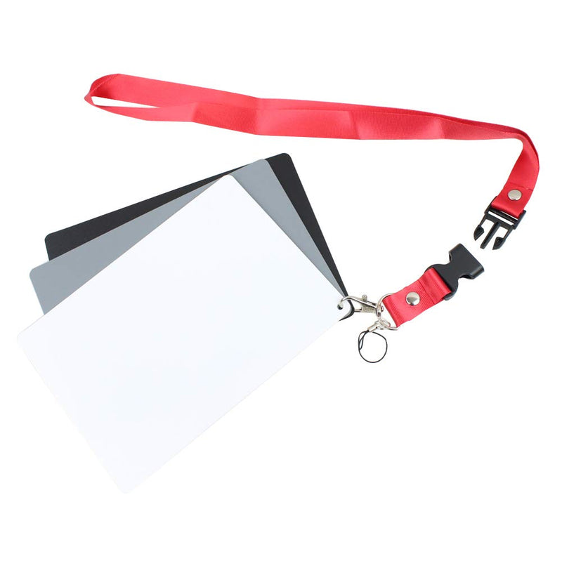 [AUSTRALIA] - Foto&Tech Waterproof Premium Set 18% Grey Card White Balance Card Exposure Photography Card Set Custom Calibration Camera Checker for DSLR Video Digital and Film Photography (5 x 7 Inch) 5 x 7 Inch 