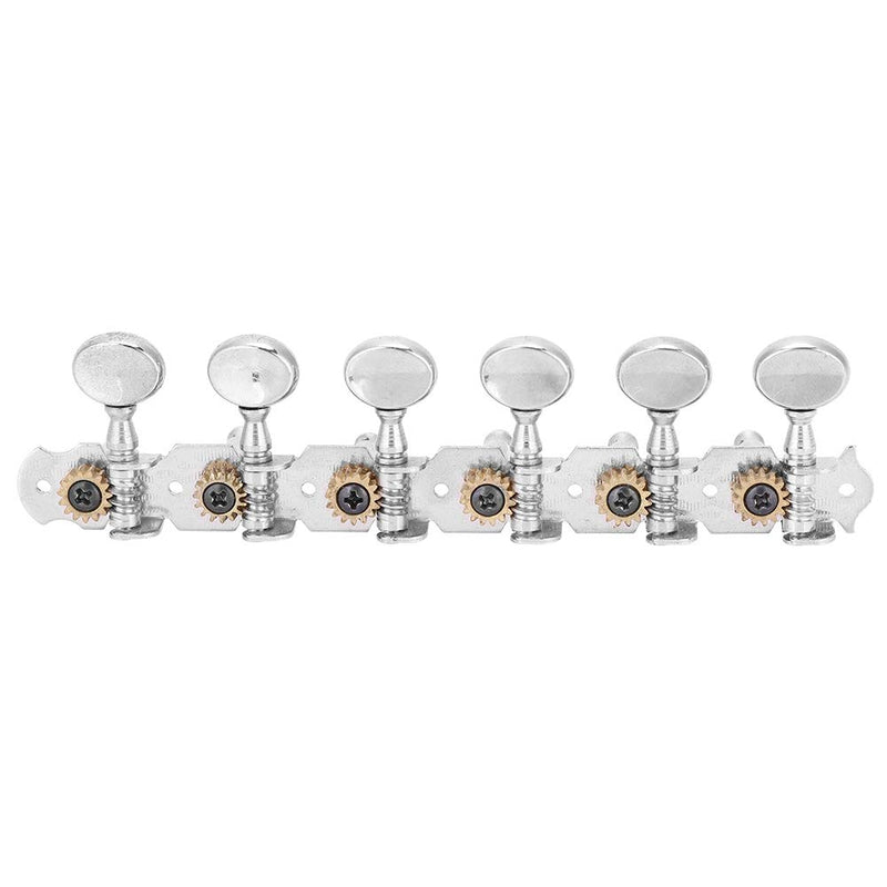 Vbestlife 6+6 Guitar Tuning Pegs, Guitar Tuning Keys Pegs Open Tuners Zinc Alloy Machine Heads for 12 String Guitar