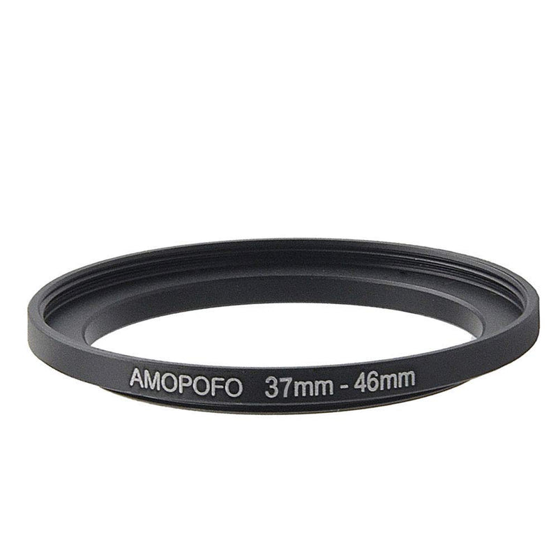 37 to 46mm Metal Step Up Ring Adapter for Canon,for Nikon,for Sony,for Fuji, Camera Lenses & UV,ND,CPL Camera Filters, Made from CNC Machined Space Aluminum with Matte Black Electroplated Finish 37 to 46mm Step Up Ring Adapter