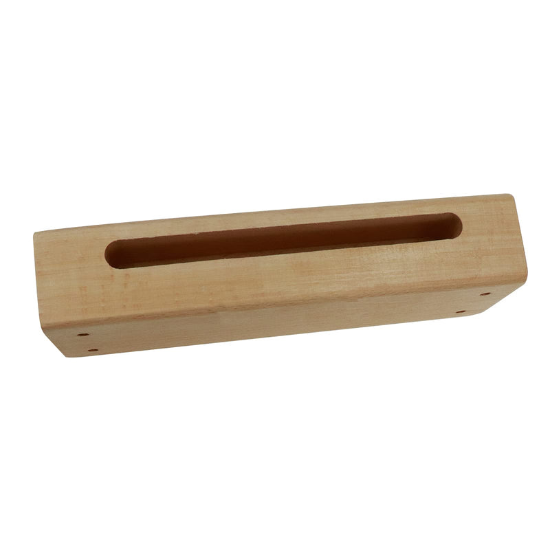 Risbay Wooden Block with Mallet Percussion Instrument Solid Music Teaching Clapper Rhythm Blocks