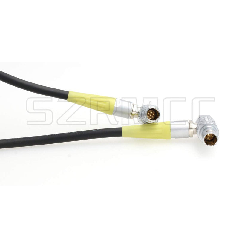 SZRMCC Right Angle 1B 7 Pin Male to Right Angle 1B 7 Pin Digital Lens Motor Cable for Preston MDR Bartech Heden to FIZ Right Angle to Right Angle 7Pin