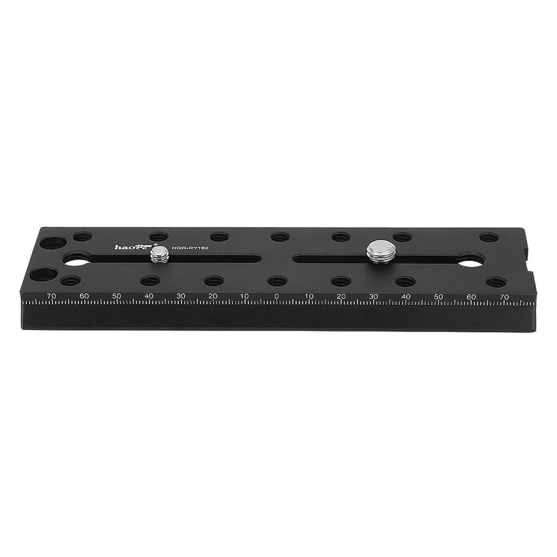 Haoge HQR-RY160 160mm Multi-Purpose Long Camera Extender Rail Mounting Quick Release Plate for DJI Ronin-S Ronin S Gimbal Stabilizer 160mm Plate for Ronin S