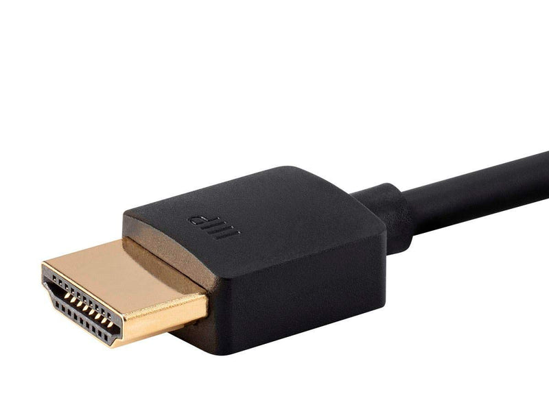 [AUSTRALIA] - Monoprice Ultra 8K High Speed HDMI Cable - 2 Feet - Black, 48Gbps, 8K@60Hz, Dynamic HDR, eARC, Supports 3D Video and Multiview Video - Ultra Slim Series (139476) 