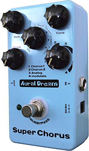 [AUSTRALIA] - Leosong Aural Dream Super Chorus Guitar Pedal includes 4 Chorus modes and 8 Modulation waveforms. 