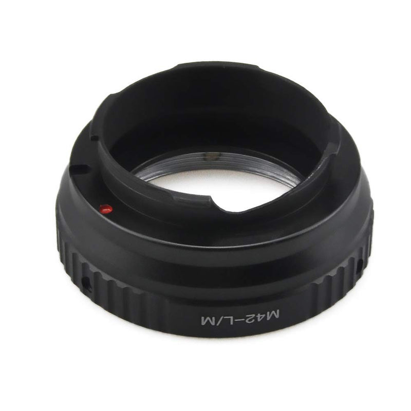 M42 to L/M Lens Adapter, Compatible with M42 (42x1mm) Screw Mount Lens to Leica M LM Mount Camera Such as M240, M240P,M3, M2, M1, M4, M5, M6, MP, M7, M8, M9 M42 to L/M adapter