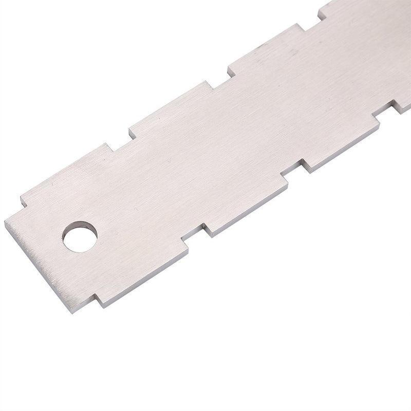 Silver Guitar Neck Leveling, Notched Straight Edge, for professional guitar player Enthusiast beginner