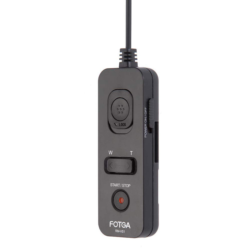 Fotga 39.4Inch Remote Control Shutter Release Cord for Sony A1 A9 A7 A7S A7R II III IV A6100 A6400 A6500 A6600 6300 RX100 VII M7 RX100M6 M4 M5 RX10M3 M4 A77 A99 II FDR-AX700 FX3 ZV-1 as RM-VPR1 RM-VPR1(1M Cable)