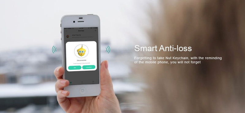 Nut Smart Keychain - The Specialist Bluetooth Key Finder and Phone Finder, Disconnection Alarm Make The Key Easy find Never Forget.