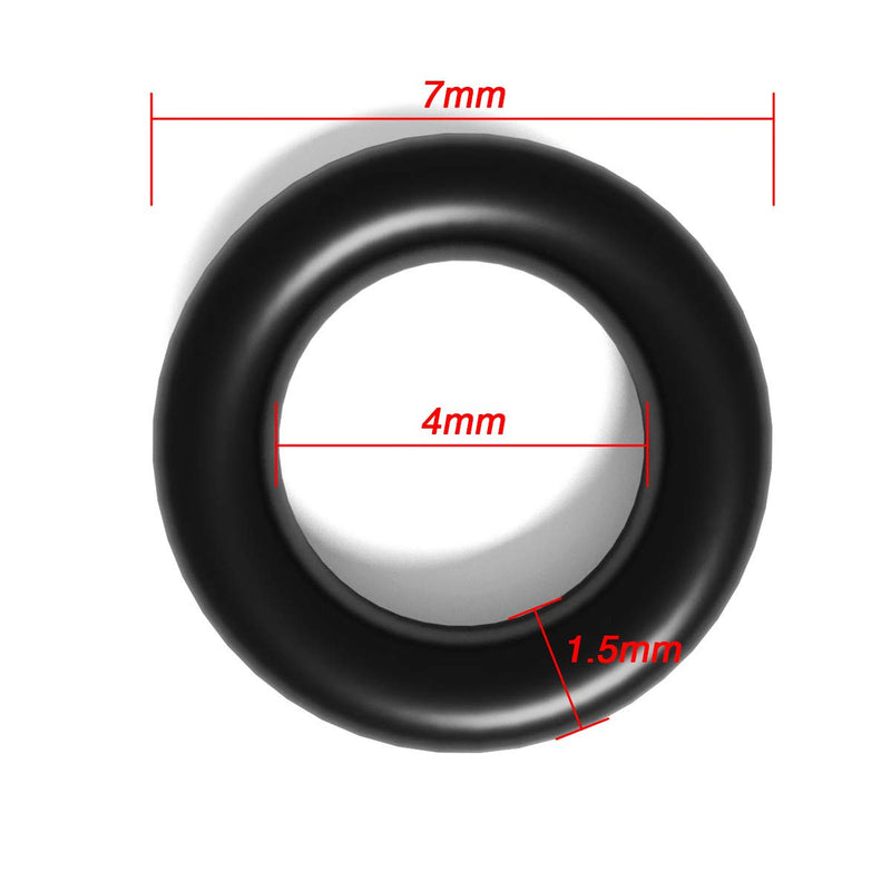 120pcs/pack Rubber O-Ring Keyboard Switch Dampers dampener, Sound Reducers Make Your Mechanical Keyboard Quieter. Compatible for Cherry MX, Kailh, and Outemu Switches Black