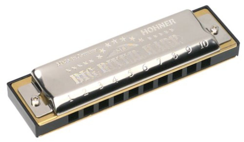 Hohner HH590G Big River - Key of G, Chrome, 1.02 in*4.64 in*1.41 in
