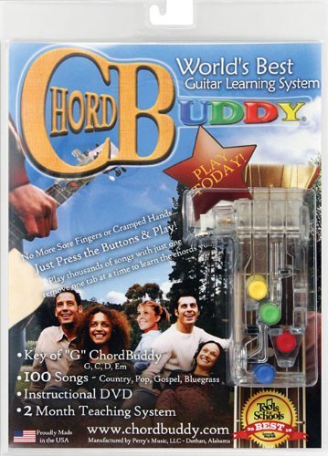 ChordBuddy Guitar Learning System for Right Handed Guitars. Includes ChordBuddy, 2 Month Lesson Plan DVD and Song Book