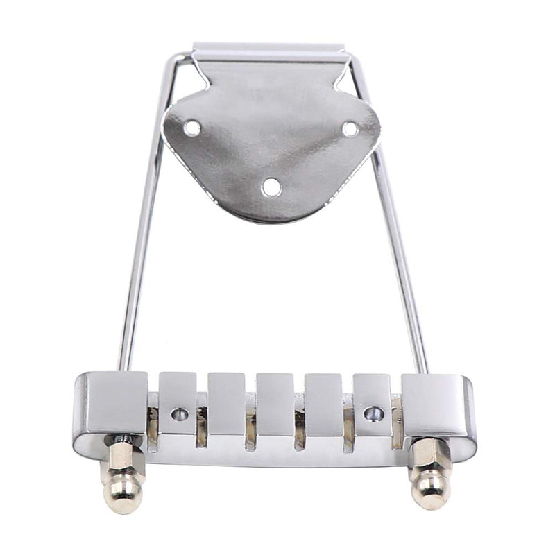 DISENS Archtop Jazz Guitar Trapeze Tailpiece Bridge for 6 String Electric Bass Guitar Replacement Parts & Accessories