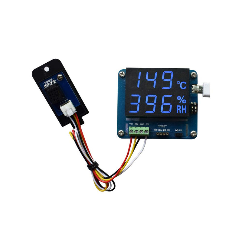 Acxico 1Pcs AM2320B Digital Temperature Humidity Sensor Module AM2301 SHT21 Single Bus/IIC Compatible Interface 4 pin for Arduino