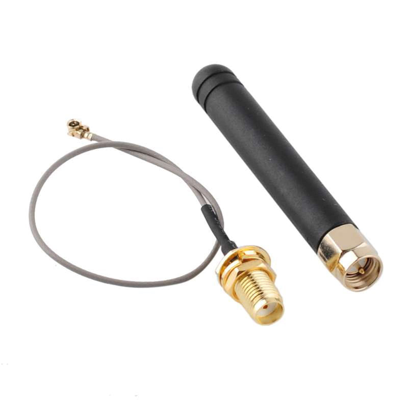 Wishiot 3PCS LoRa Antenna 868MHz 2dBi U.FL IPEX to SMA Connector for ESP32 Lora Board Lora32u4 II WiFi Lora32 10cm 3PCS 868MHz
