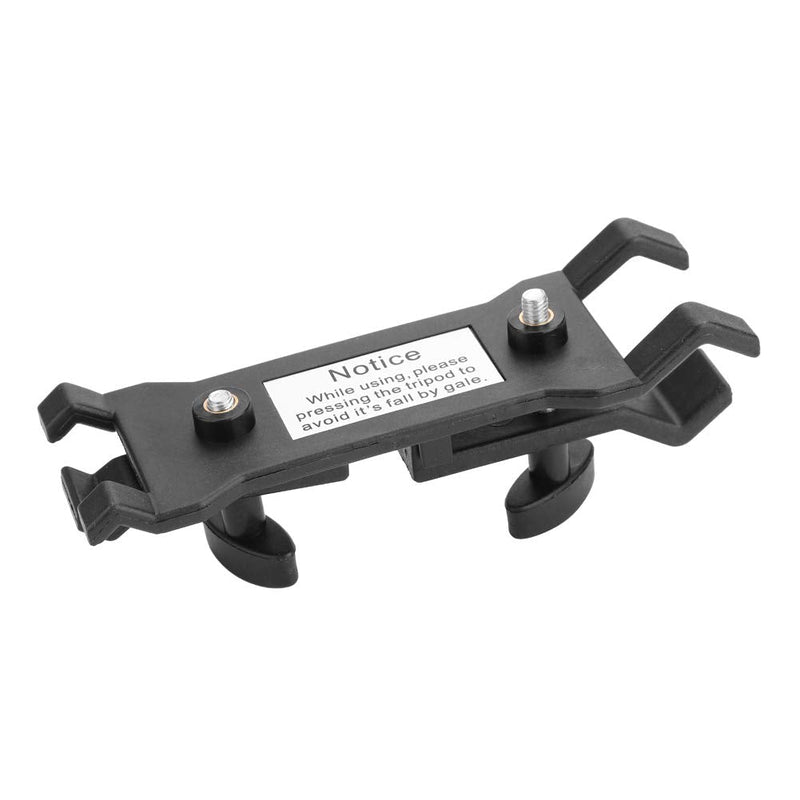 Bindpo Tripod Mounted Umbrella Holder, Outdoor Camera Tripod Umbrella Holder Clip Clamp Bracket Stand Photography Accessory