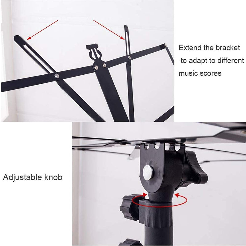 Meech Portable Music Stand Folding Music Stand Guitar Music Stand Ukulele Music Stand Universal Music Stand