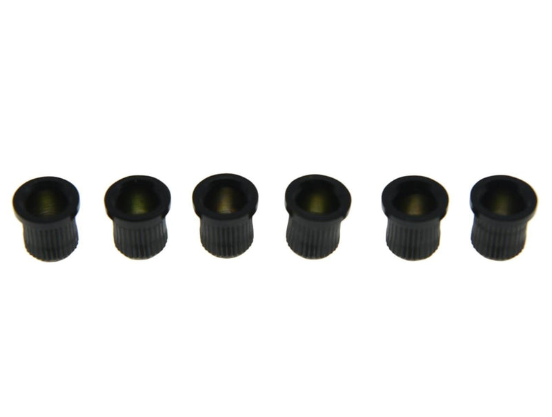 Dopro Set of 6 Black Guitar String Through Body 5/16" String Ferrules for American Standard Telecaster