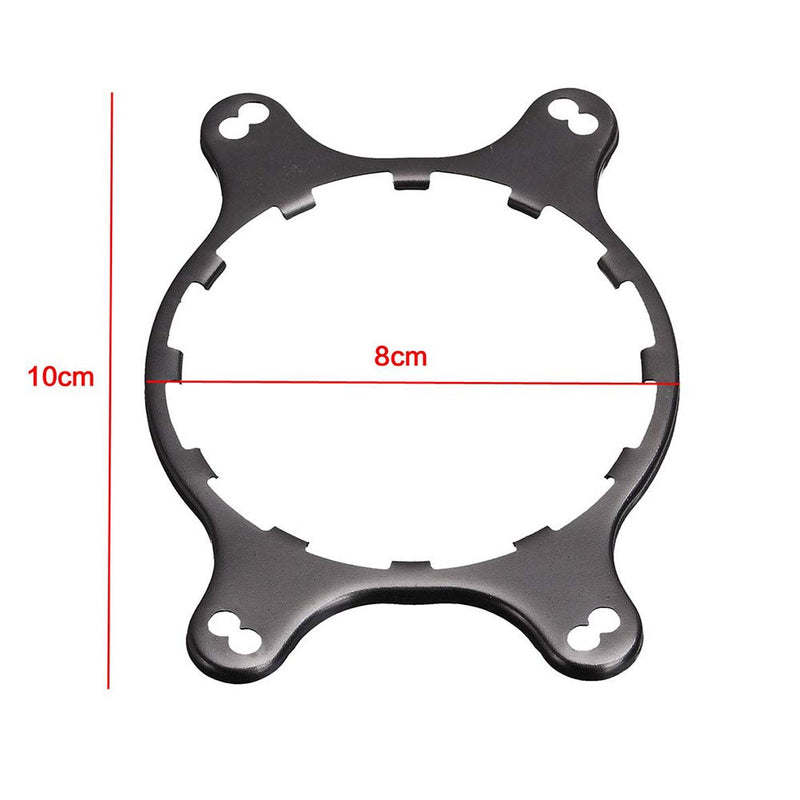 CPU Cooler Fan Bracket Heatsink Holder AM4 Mounting Bracket Kit for Corsair Hydro Series H45 H55 H60 H75 (Black)