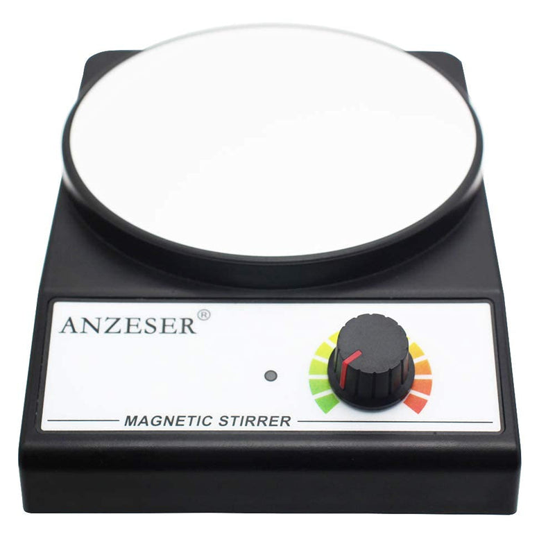 ANZESER Magnetic Stirrer with 4PCS Stir Bars Set Stir Plate with Stir Bar Retriever (NO Heating) 3000mL Magnetic Mixer 3000RPM Lab Stirrer