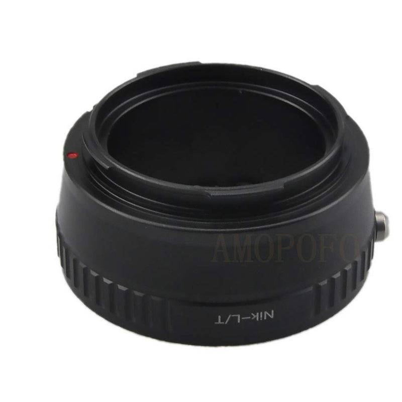 Compatible with for Nikon Nikkor F/AI/AIS/D Lens & for Leica L Mount Camera Such as T, Typ701,TL,TL2,CL (2017), SL,Typ601. AI to L/T Adapter