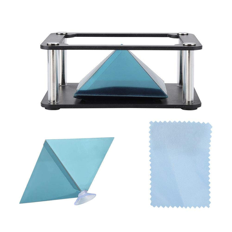 [AUSTRALIA] - 3D Hologram Pyramid Projector, 3.5-6 Inch Portable Phone Smart Hologram Projector, 3D Holographic Display Stands Pyramid Projector fit for Smartphone, Cylinder 