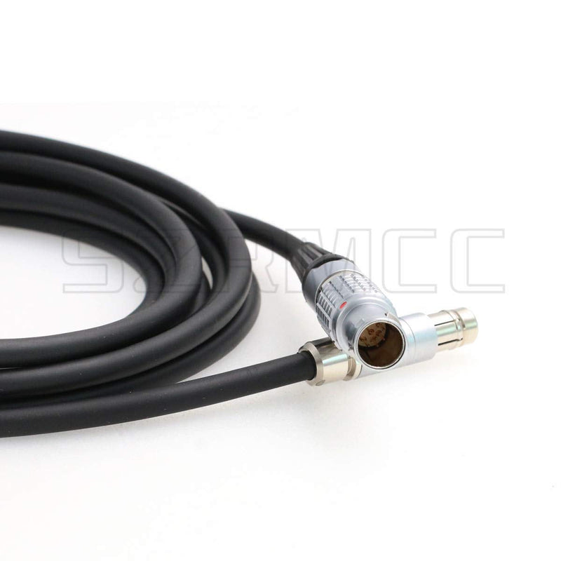 SZRMCC Preston MDR-3 MDR-4 10 Pin to Fischer 3 Pin Run/Stop Power Cable for RED ARRI Alexa Camera (Straight) Straight