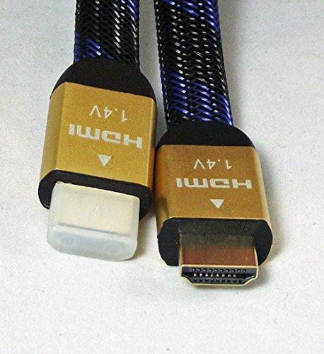 CJ Tech 61848 3 ft. HDMI Premium 4K Flat Mesh Cable