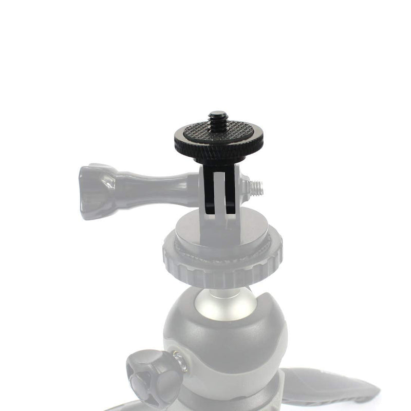 [AUSTRALIA] - FEICHAO Aluminum CNC Quick Release Tripod Mount with 1/4 Adapter Buckle Base Interface Compatible for Hero 8 7 6 5 4 3 and Other Sports Camera (1/4 Adapter) 