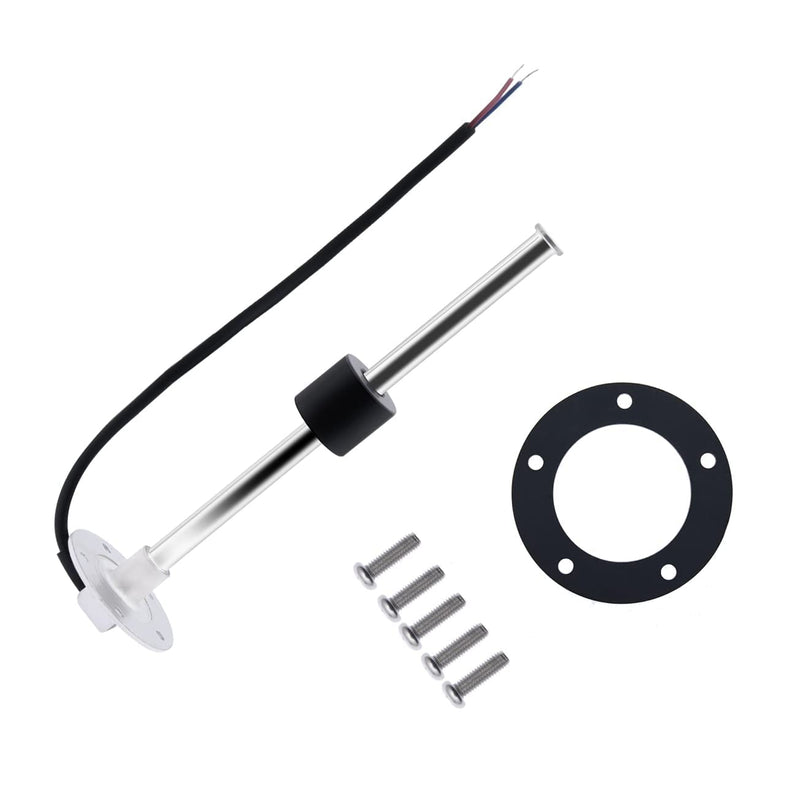 KAOLALI Fuel Sending Unit 240~33ohm 10''(250mm) Marine Fuel Gas Tank Sender + 52mm Digital Motorcycle Fuel Meter 0~190 ohm 240~33ohm