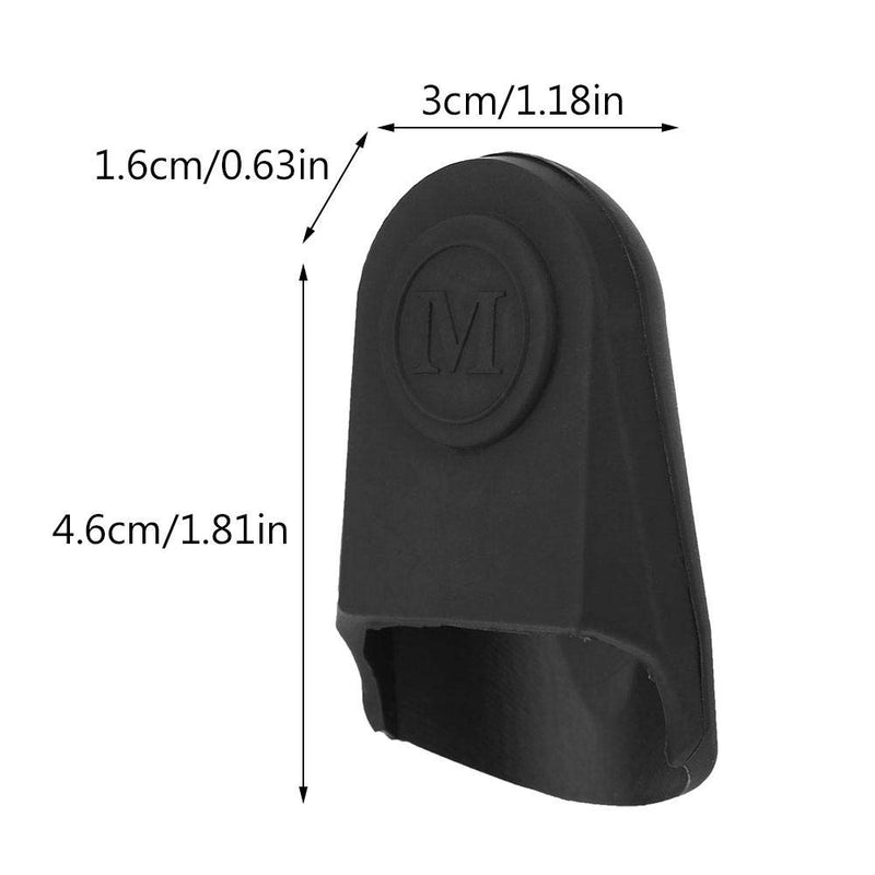 Mouthpiece Cap Protector for Saxophone Clarinet Rubeer Middle Size Instrument Accessory Black
