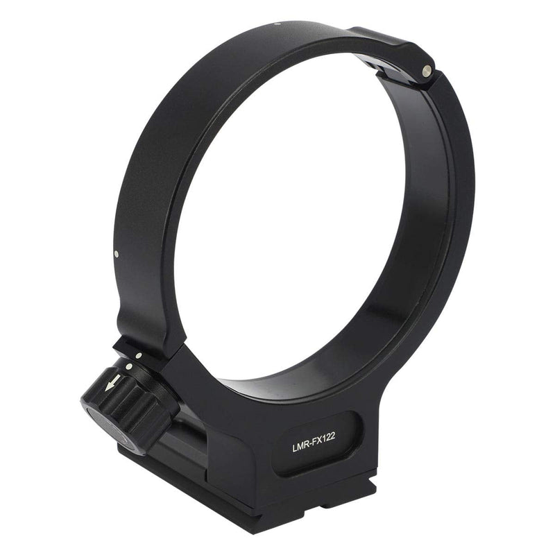[AUSTRALIA] - Haoge LMR-FX122 Lens Collar Replacement Foot Tripod Mount Ring for Fujifilm Fuji Fujinon GF 250mm F4 R LM OIS WR and GF 100-200mm F5.6 R LM OIS WR Lens Built-in Arca Type Quick Release Plate 
