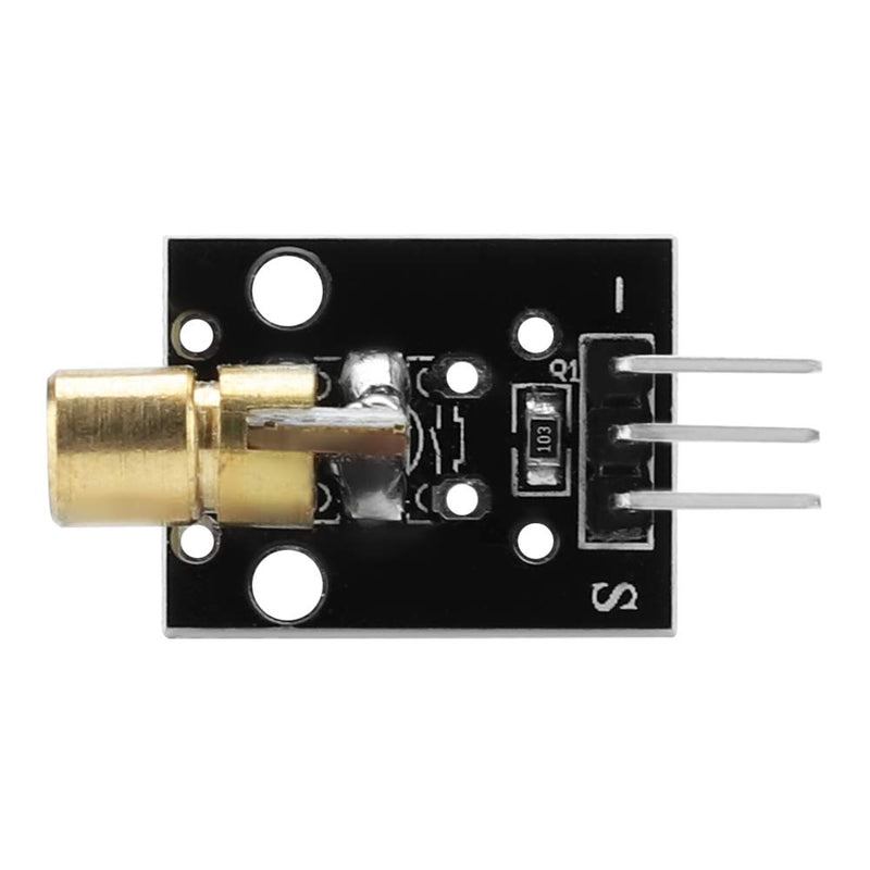 4 Pcs 3 Pin 650nm Red Laser Transmitter Dot Diode Module for Laser Sensor Projects