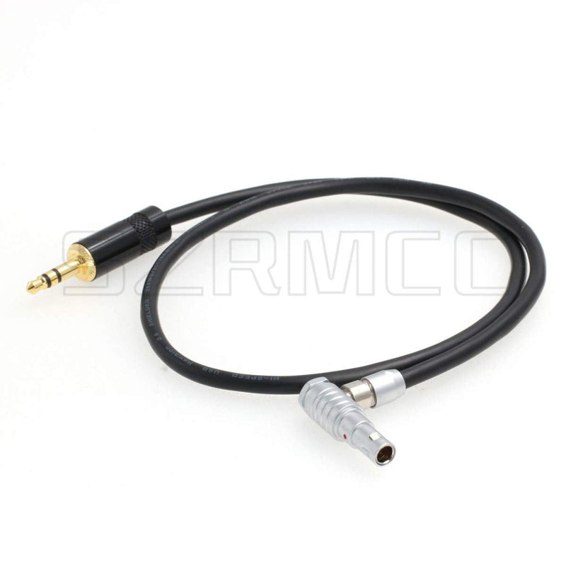 SZRMCC 3.5mm TRS Plug to 00B 5 Pin Audio Input Cable for ARRI Alexa Mini Camera (Straight 3.5) Straight 3.5