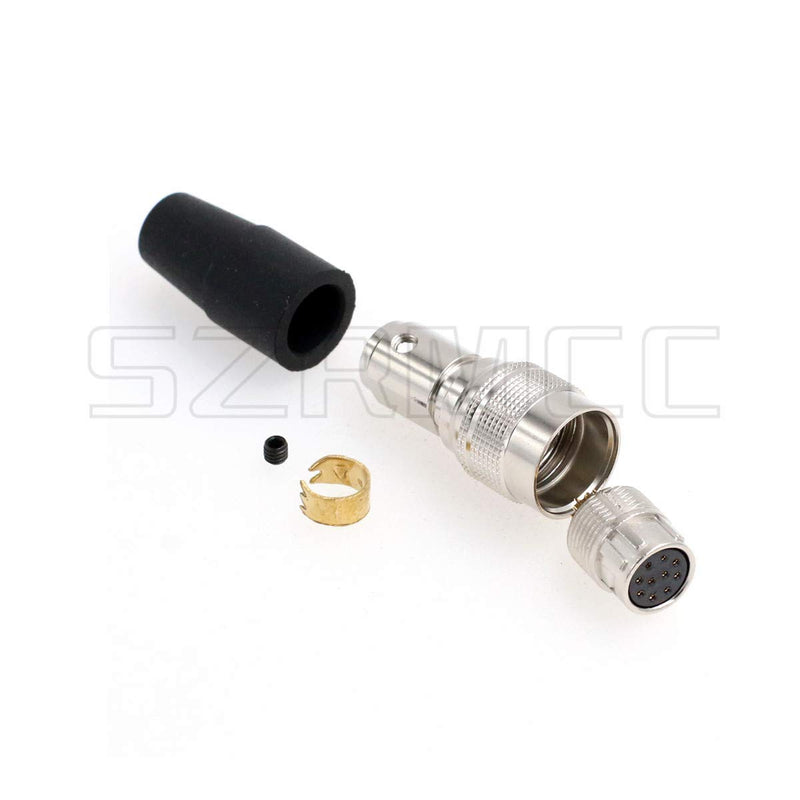 SZRMCC HR10A-10P-10S 10 Pin Female Push-Pull Self-Locking Connector Plug for Industrial Camera