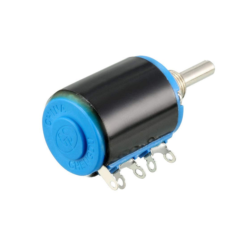 uxcell 2.2K Ohm Adjustable Resistors Wire Wound Multi Turn Precision Potentiometer Pots 5pcs