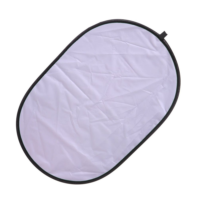 TRUMAGINE Collapsible 5-in-1 Oval Reflector 23"x35"/60x90cm Multi-Disc Light Reflector with Carrying Case for Photo Studio Shooting- Translucent, Gold, Silver, Black and White 23x35inch 5in1