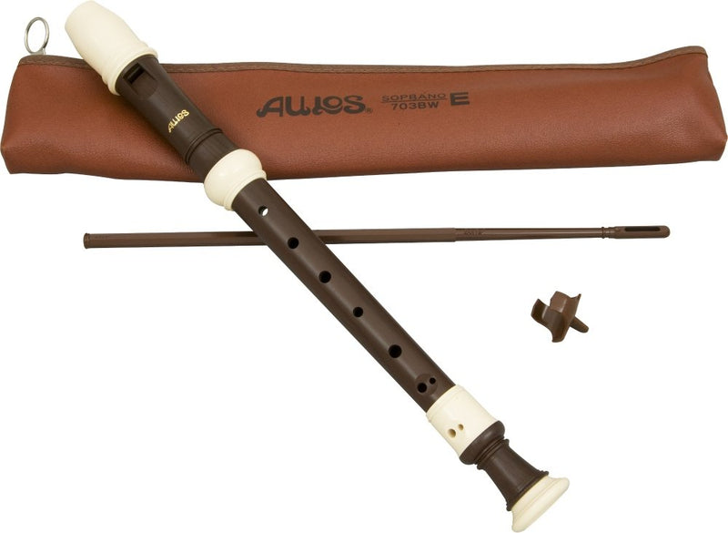 Aulos 703W "Haka" Descant Recorder, Multi