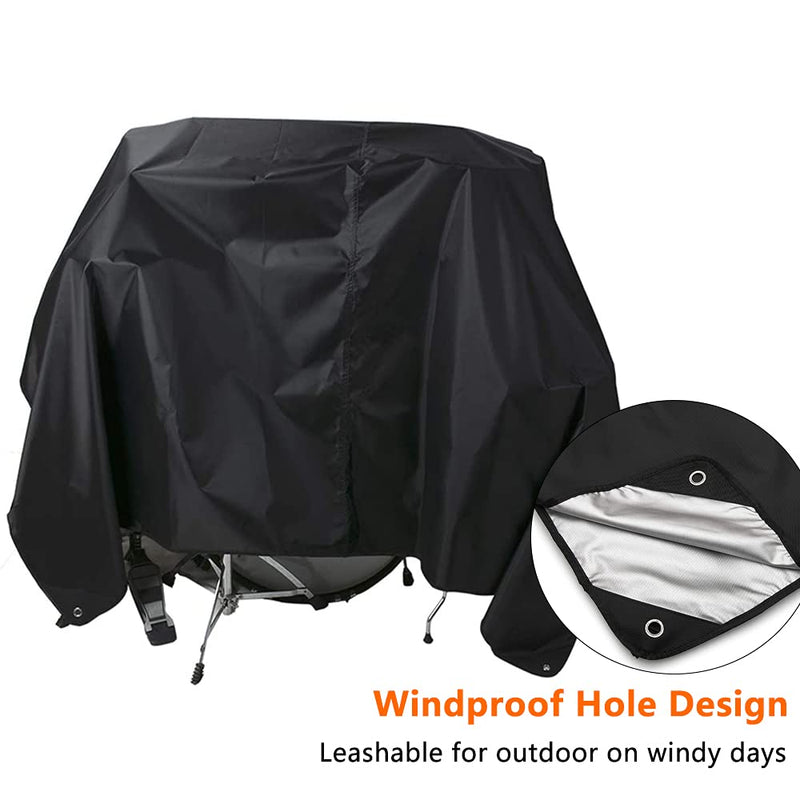 [AUSTRALIA] - Drum Set Dust Cover COOSOO Electronic Drum Kit Cover Waterproof 420D Oxford Fabric with Sewn-in Weighted Corners Accessories for Drums Percussion Drum Machine Anti-UV Protection 