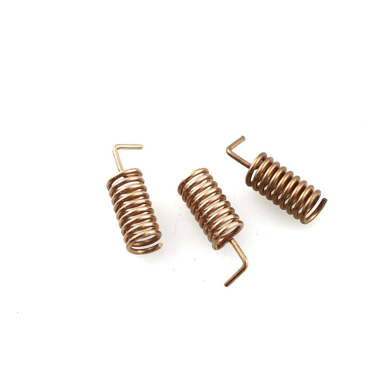 PZRT 4pcs Coil Spring Antenna Data Transmission Helical Antenna, Bronze 868MHz
