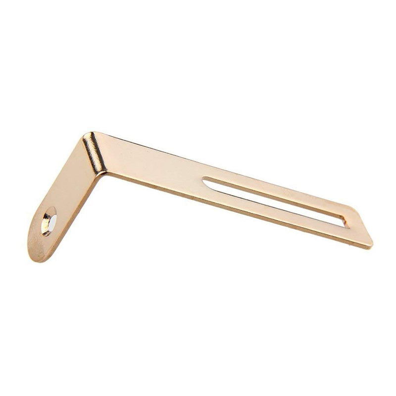 Musiclily Pickguard Bracket Support for Les Paul Style Guitar,Gold Gold