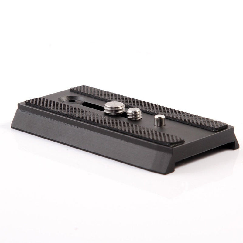 501PL Sliding Dovetail Quick Release Plate with 1/4"-20 & 3/8"-16 Mounting Screw for Manfrotto 503HDV 701HDV MH055M0-Q5 for 501, 503 & NG Tripod Heads, RC5 Quick Release QR System, Replaces #3433PL