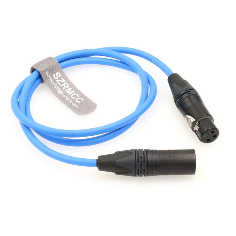 SZRMCC XLR 3 Pin Male to XLR 3 Pin Female Microphone Balanced Audio Cable